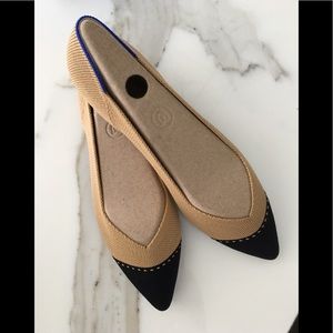 NEW Rothy’s Camel cap toe 8